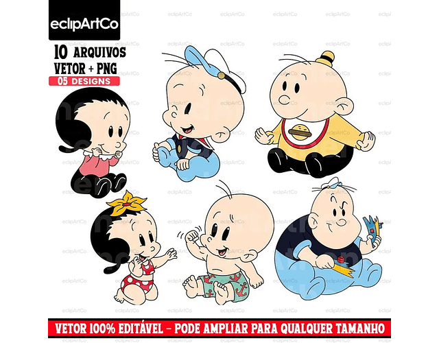 Kit Digital Popeye Baby