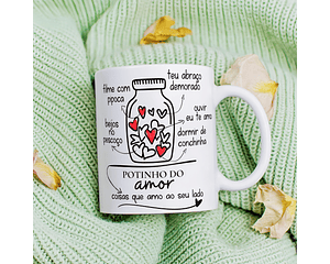 Arquivo Caneca Namorados Potinho de Amor