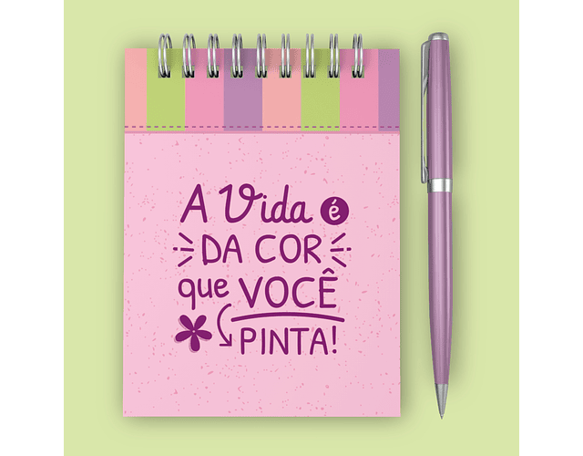 Arquivo Bloquinho A6 - wire-o espiral - 10,5 x 14,8cm - Inspirações