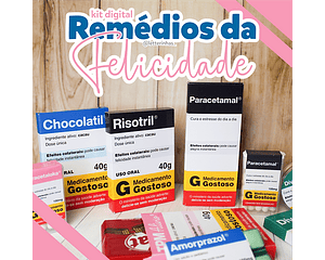 Arquivo de corte kit Remédios da felicidade