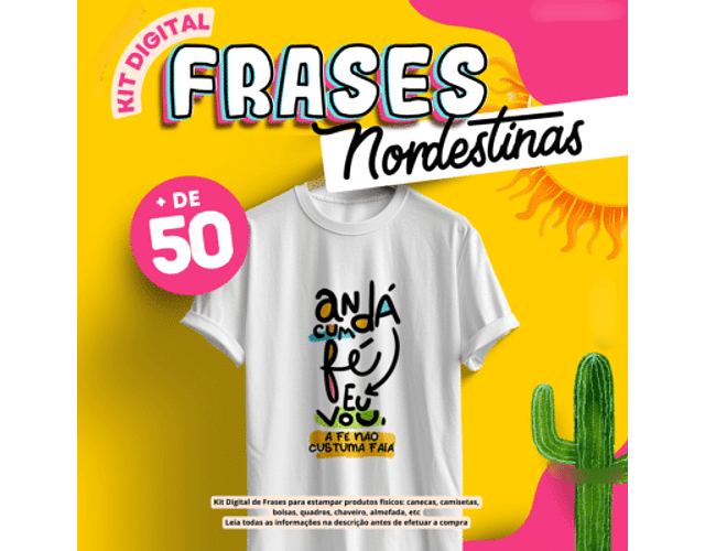 Kit Digital Frases Nordestinas