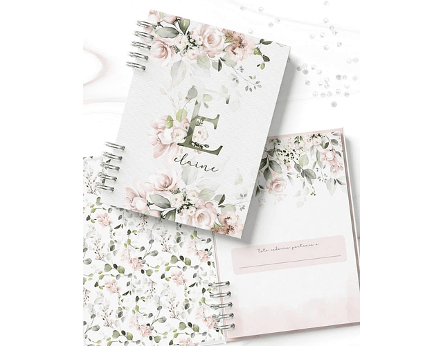 Arquivo Caderno Alfabeto Floral