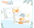 Arquivo Encadernação Baby Raposinha Menino Bosque