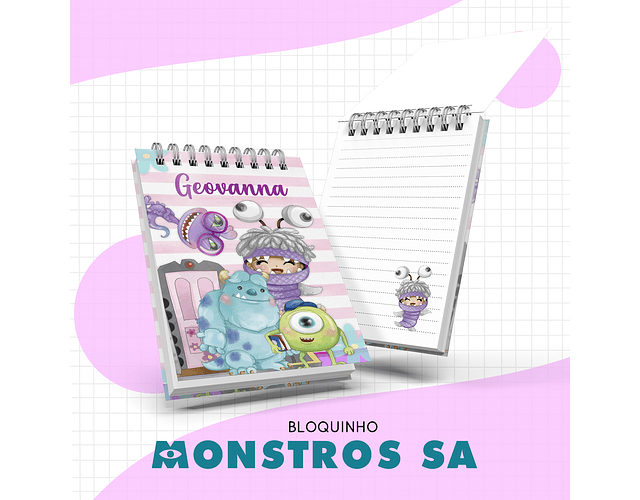 Arquivo Encadernação Baby Monstros SA