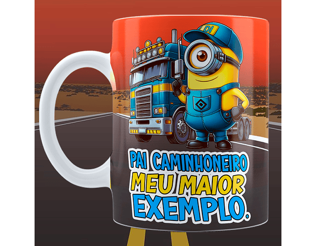 Arquivo Caneca Dia dos Pais Minnions Profissões