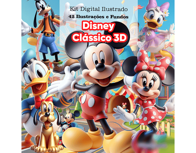 Kit digital Dieney Classico 3D