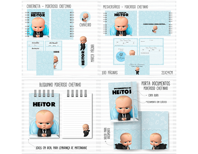 Arquivo Encadernação Baby Poderoso Chefinho
