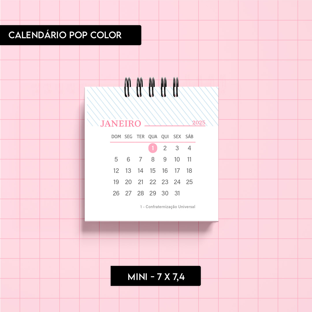 Arquivo Calendário Pop Color 2025 - TRILHA