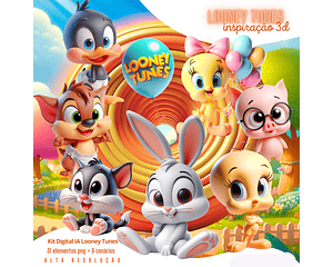 Kit Digital Baby Looney Tunes - Fanddy