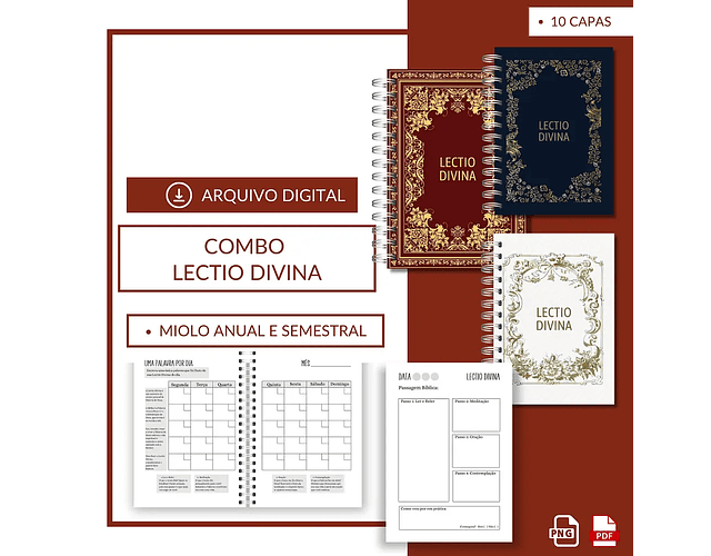 Arquivo Combo Capas e Miolo Lectio Divina Católica - ora que passa