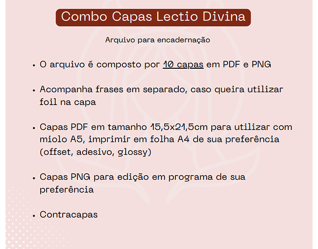 Arquivo Combo Capas e Miolo Lectio Divina Católica - ora que passa