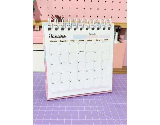 Arquivo Calendário 14,8x14,8cm 2025 - letterinhas