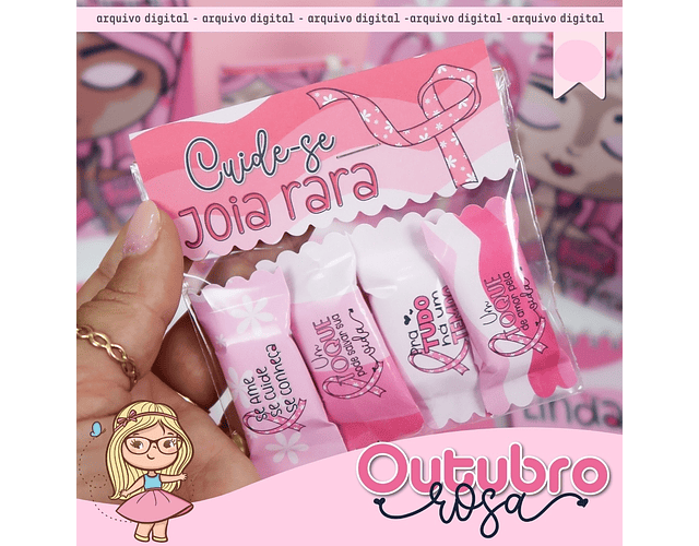 Arquivo Outubro Rosa Combo - Mimos personalizados