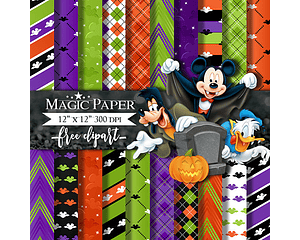 Kit Digital Mickey Halloween