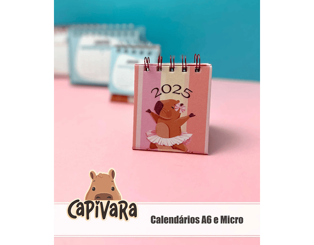 Arquivo Calendário 2025 Coleção Capivara - tita