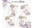 Arquivo Kit Amor de Deus Floral Lilás  - Arts da Crys