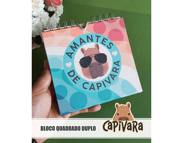 Arquivo Combo Encadernação Especial Capivara + Video Aula - TITA