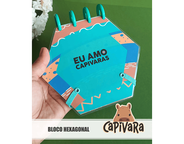 Arquivo Combo Encadernação Especial Capivara + Video Aula - TITA