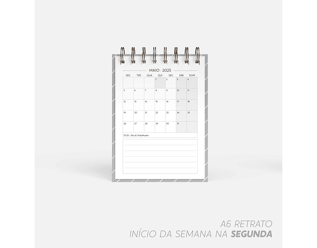  Arquivo Super Combo de Calendários de mesa 2025 - Nilmara