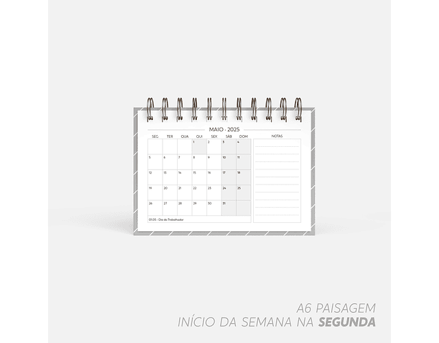  Arquivo Super Combo de Calendários de mesa 2025 - Nilmara