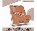 Arquivo Combo Encadernação Baby Linho Neutro - 20 cores