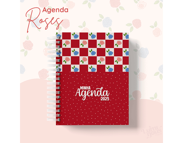 Arquivo Agendas 2025 Coleção Roses - Luminous Paper