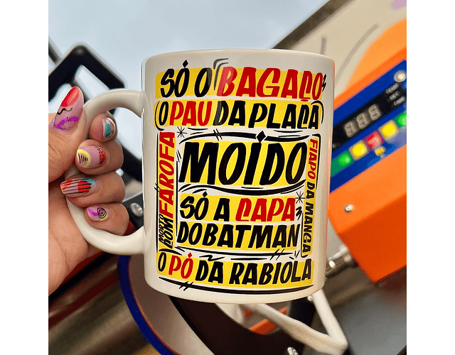 Arquivo Caneca Só o Pó - Abacaxi Sublimático