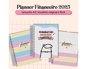 Arquivo Planner Financeiro 2025 Flork - BM ARQUIVOS