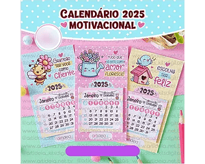 Arquivo Calendário Motivacional 2025 - ART IDEIA