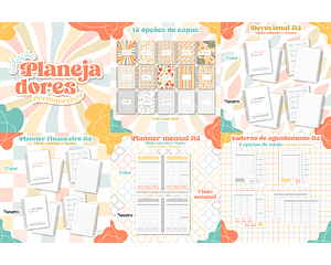 Arquivo Encadernação Combo Planejadores Permanentes - Madi