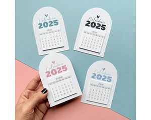 Arquivo Calendário 2025 Card Mini - TUDO PRA PAPELARIA