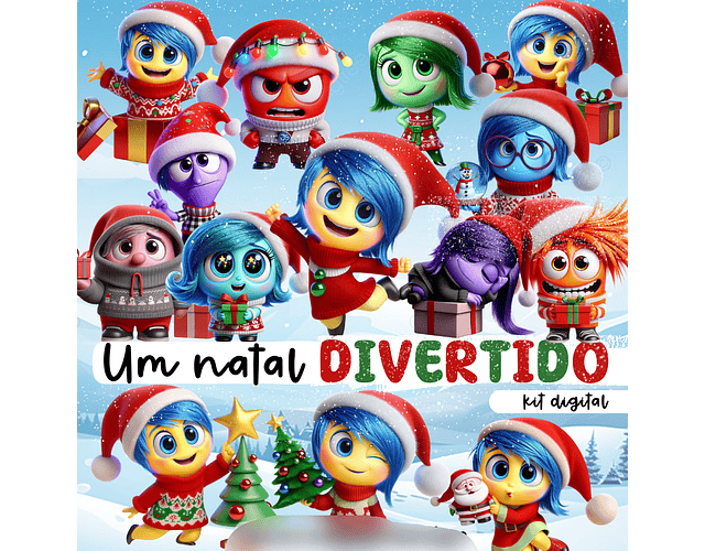 Kit dIGITAL Natal Divertidamente - caramelo