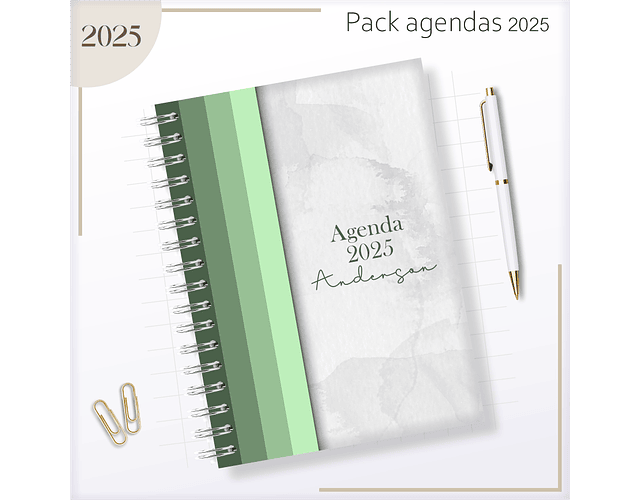 Arquivo Agendas Masculinas Combo 2025 - Lina