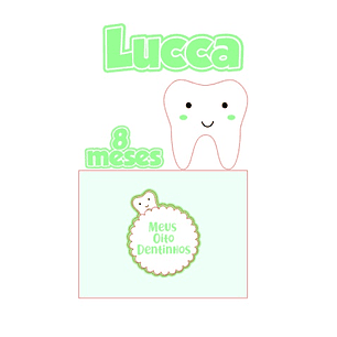 Arquivo Topo de Bolo Meu Primeiro Dentinho