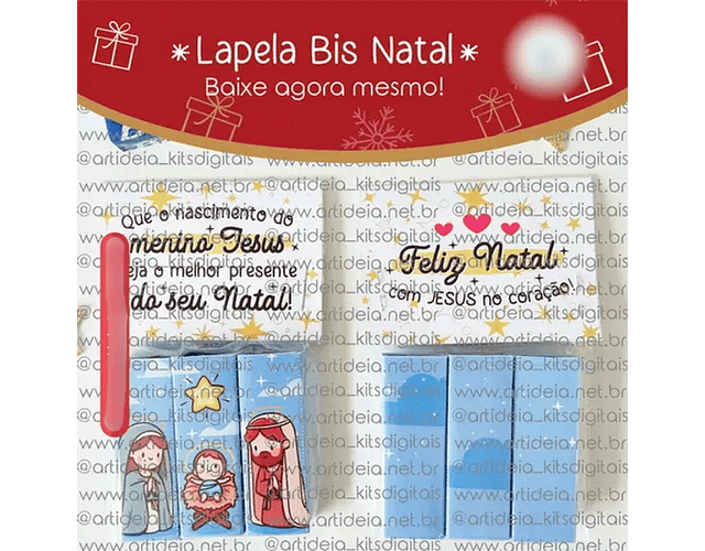 Arquivo Natal Cristão Lapela 3 Bis - ART IDEIA