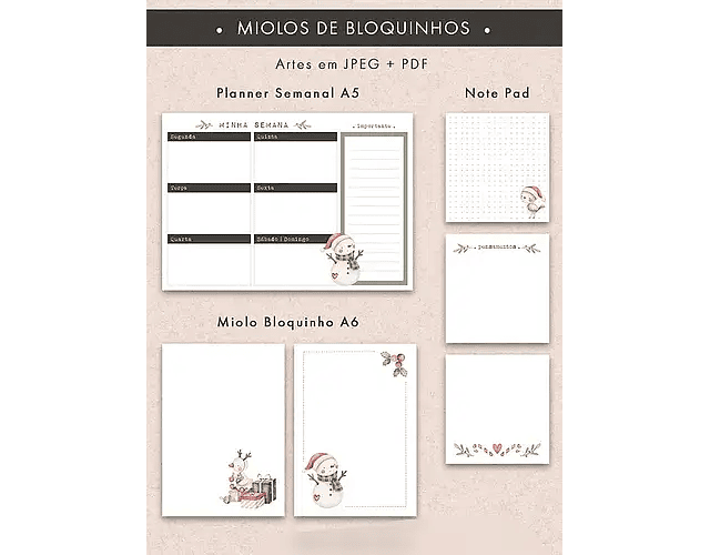 Arquivo Natal Printables Miolos Natal Mágico - Ni Estudio