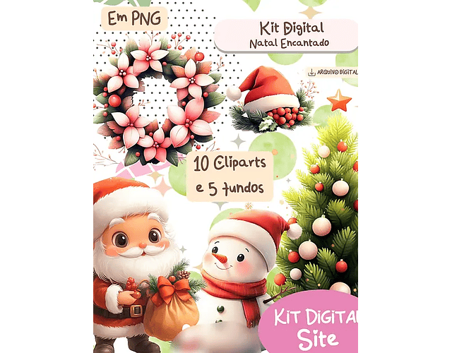 Kit Digital Encanto de Natal - Bia Shaina