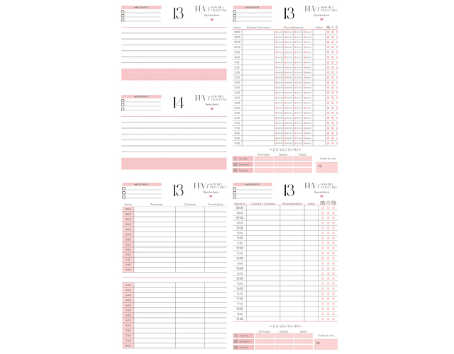 Arquivo Miolo Agendamentos Datados 2025 1h-1h e 30min-30min - Bruna dias