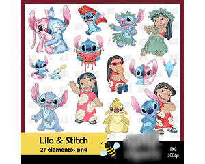 Kit Digital Lilo e Stitch