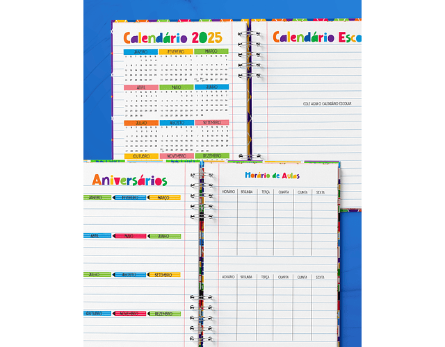 Arquivo Combo Agenda Escolar 2025 - BICHO PAPEL