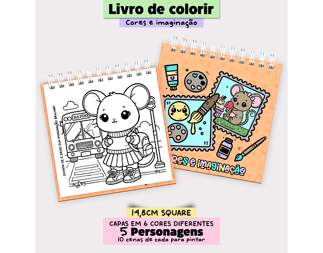 Arquivo Livro de Colorir Cores e Imaginação - METAMORPAPER