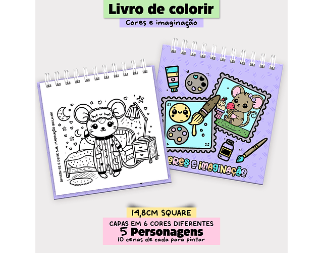 Arquivo Livro de Colorir Cores e Imaginação - METAMORPAPER