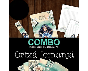 Arquivo Combo Orixá Iemanjá Miolos Papeis Capas - Col Toda Fé - loja da nadia