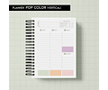 Arquivo Miolo Planner 2025 18x21 Col Pop Color - Trilha de Papel