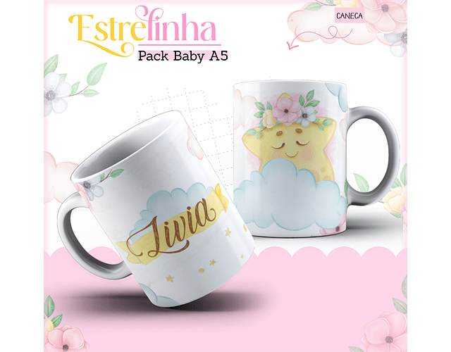 Arquivo Encadernação Baby Estrelinha Menina - LINA