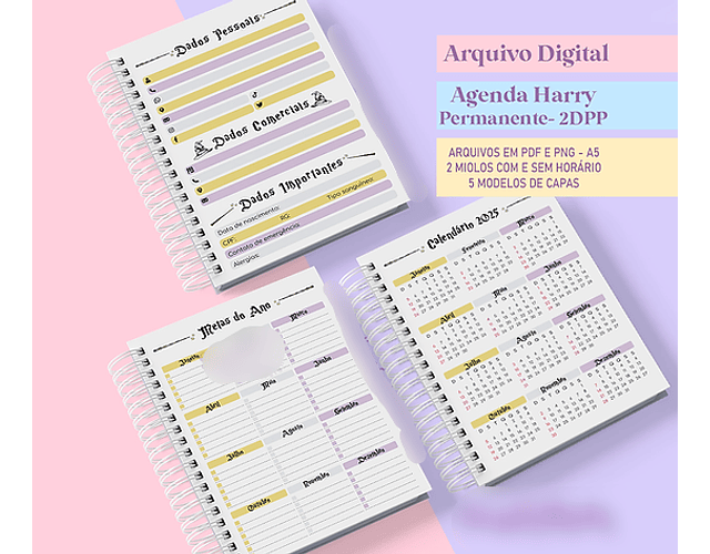 Arquivo Agenda Harry Potter - Studio Rafa