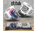 Arquivo caneca stitch rock - ORIGINALE