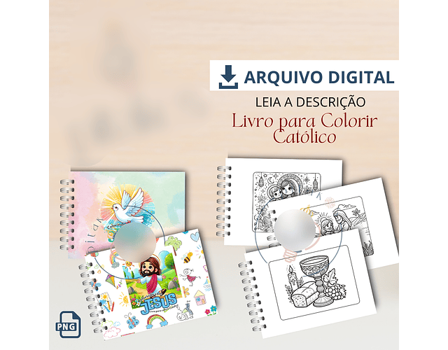 Arquivo livro para colorir católico - PITAKOS 