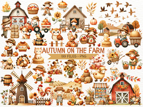 Kit Digital Fazendinha 2 - Nicolles