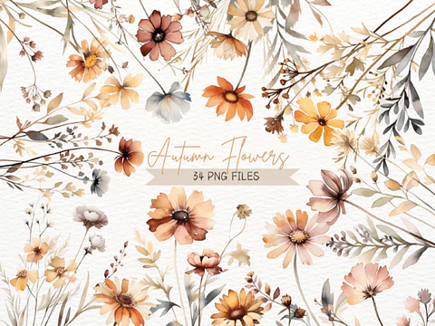 Kit Digital Floral Delicado - Nicolles